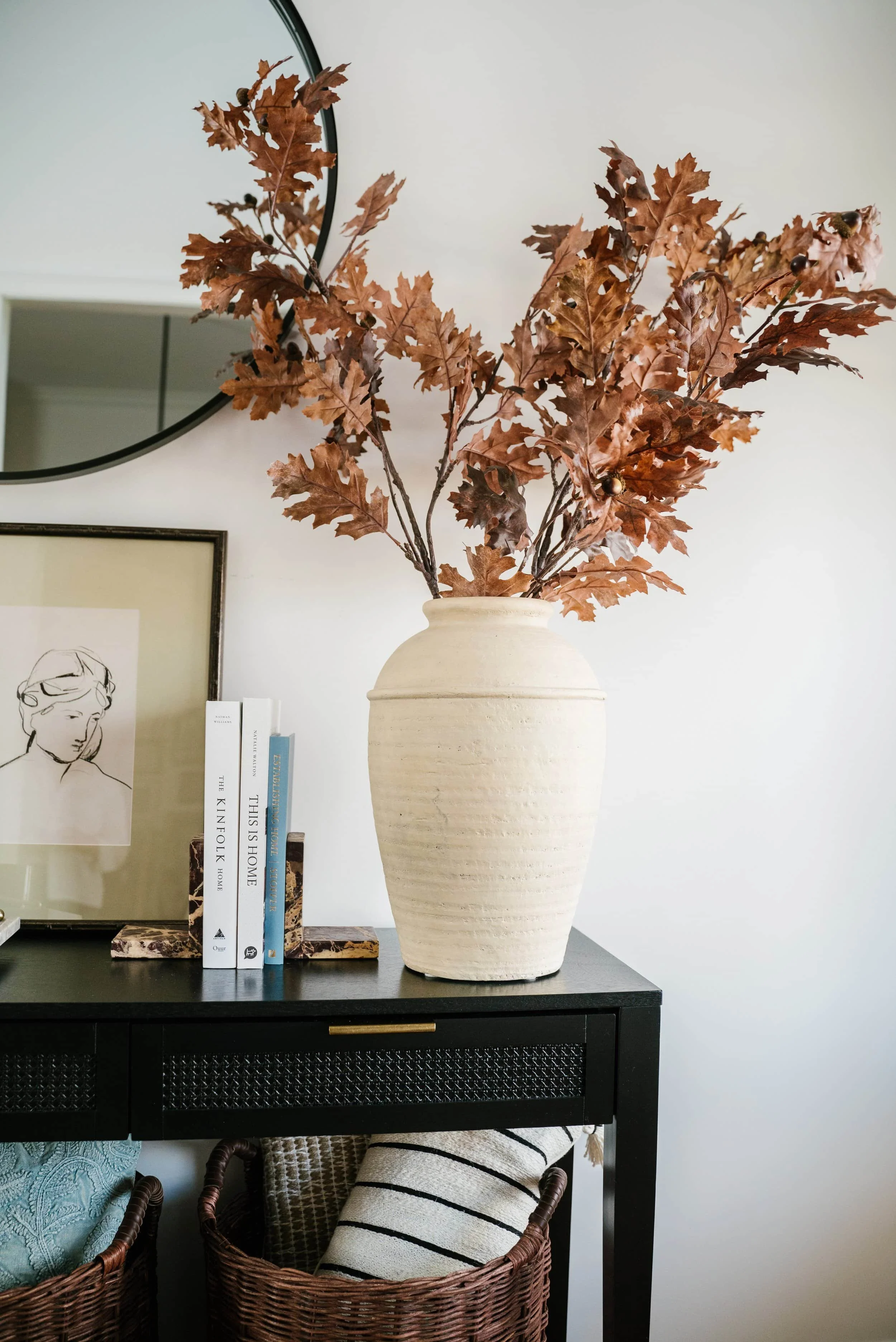 Console table styling
