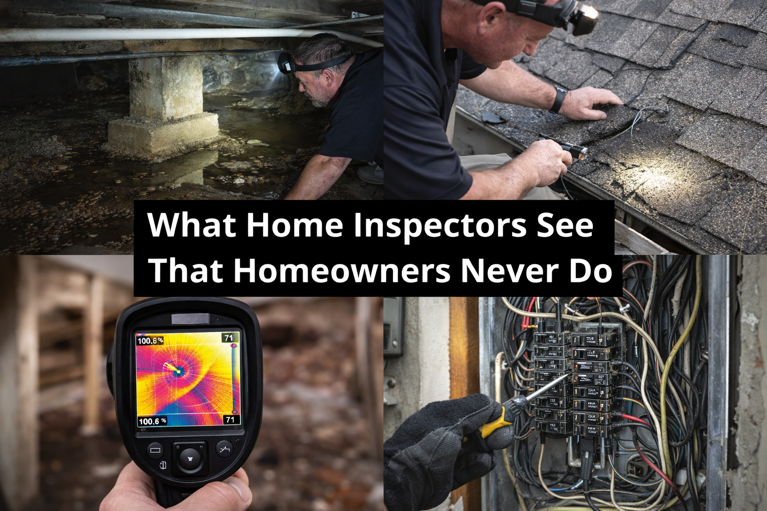What Home Inspectors See That Homeowners Never Do