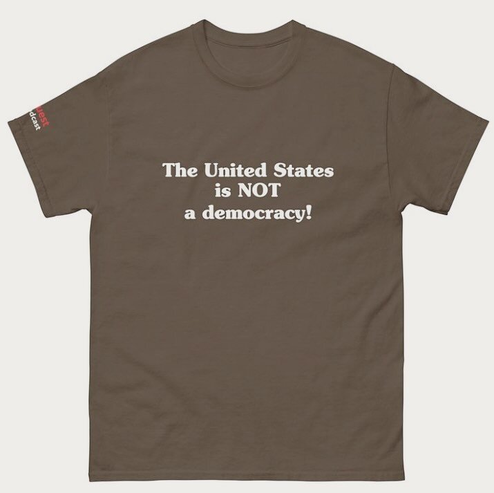FREE SHIPPING

How many of your friends think the United States is a democracy?

Click the icon under the image to go to website.

https://www.truthquestshirtfactory.com/shop/p/the-united-states-is-not-a-democracy
