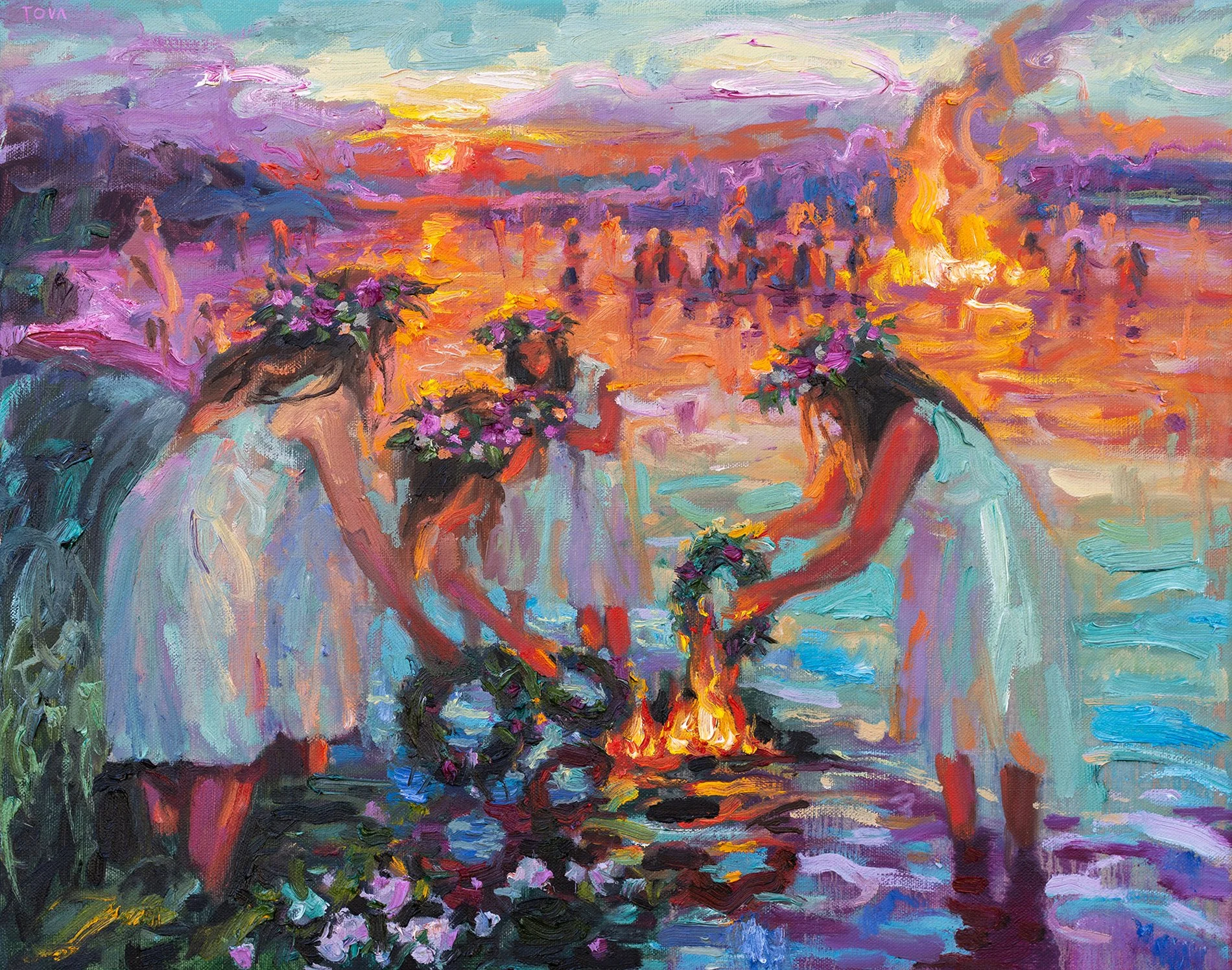 “Fire and Water”,
16”x20”,
Oil on Linen,
2025
