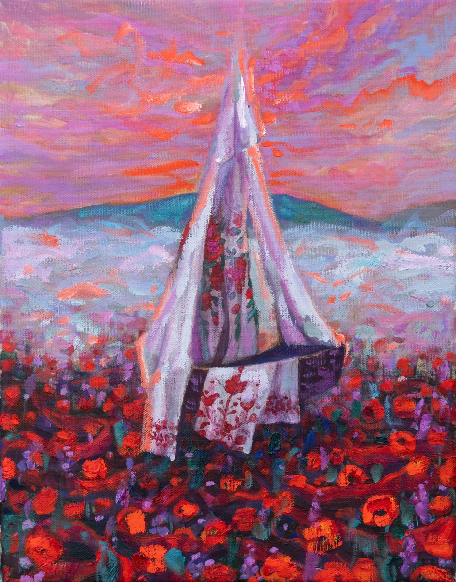 “Memory Cradle”,
11”x14”,
Oil on Linen,
2025
