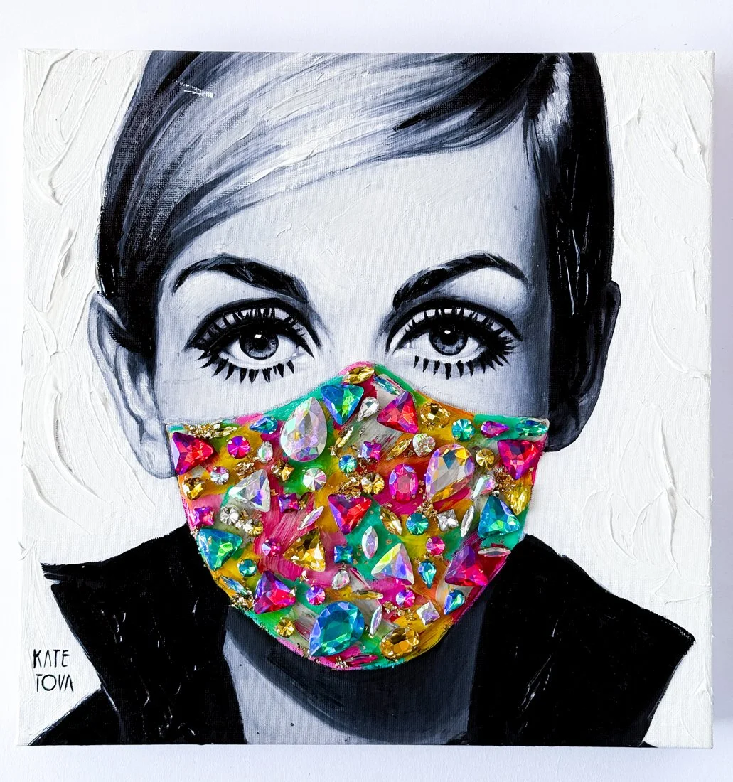 Twiggy II - Painted Giclee 12"