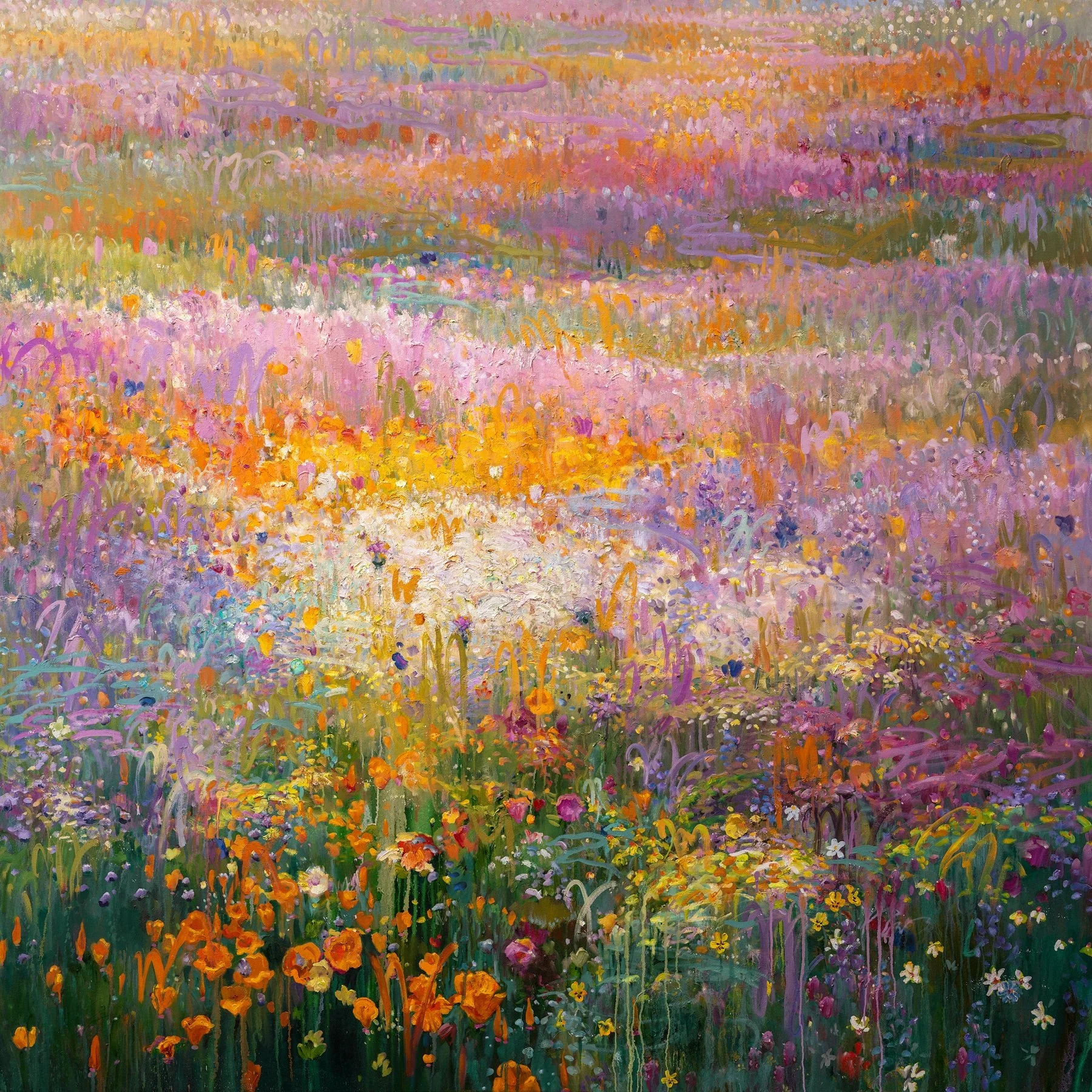 “A Place To Rest”, 84”x84”, Oil and Acrylic on Canvas, 2026
