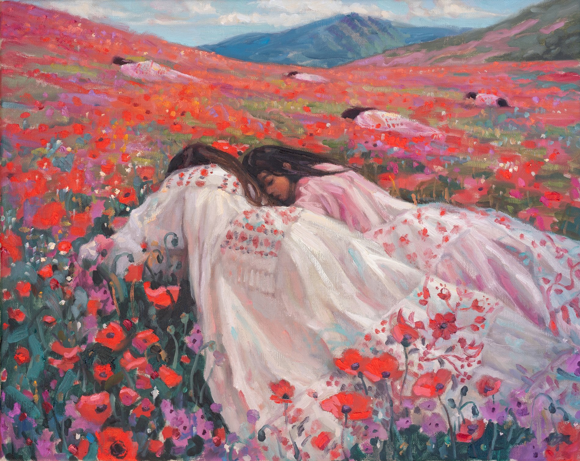 “Lullaby for the Lost”,
16”x20”,
Oil on Linen,
2025
