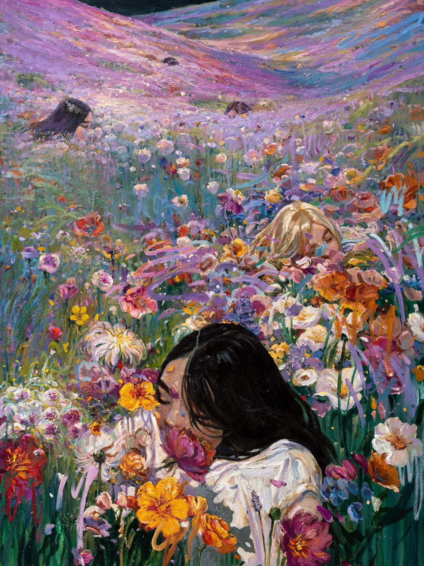 “Wasting Time”, 36”x48”, Oil and Acrylic on Wood, 2026
