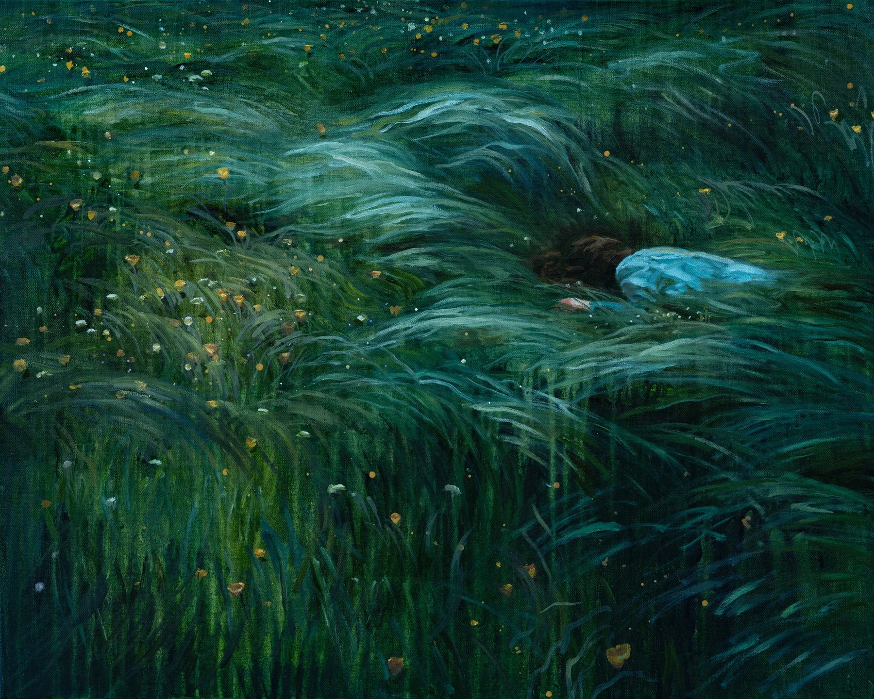 “Reconnecting”, 24”x30”, Oil and Acrylic on Linen, 2026