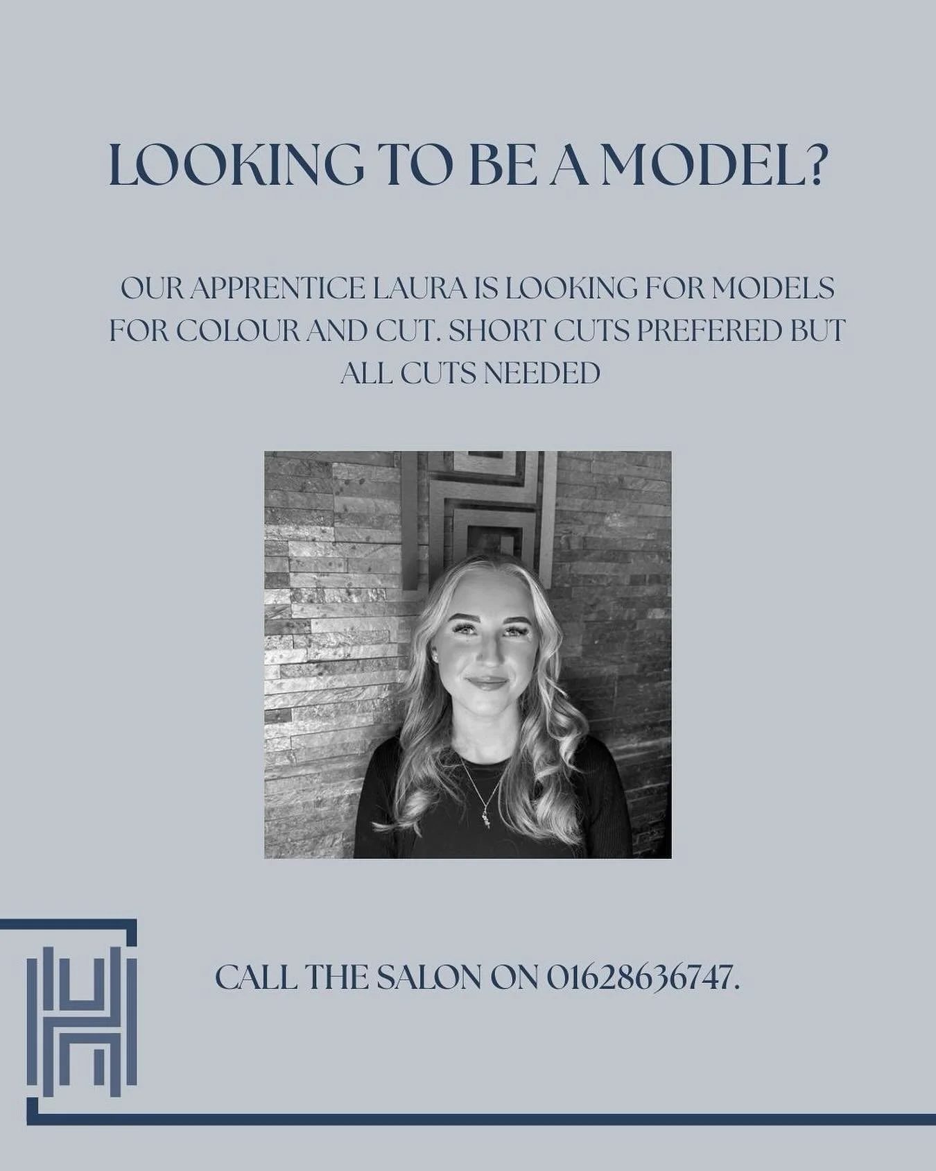Looking to be a model? Our apprentice Laura is close to finishing her Level 2 qualification and is looking for models. Both colour and cuts are needed however please be aware of our skin test policy before booking in your colour appointment 🎨✂️ Call
