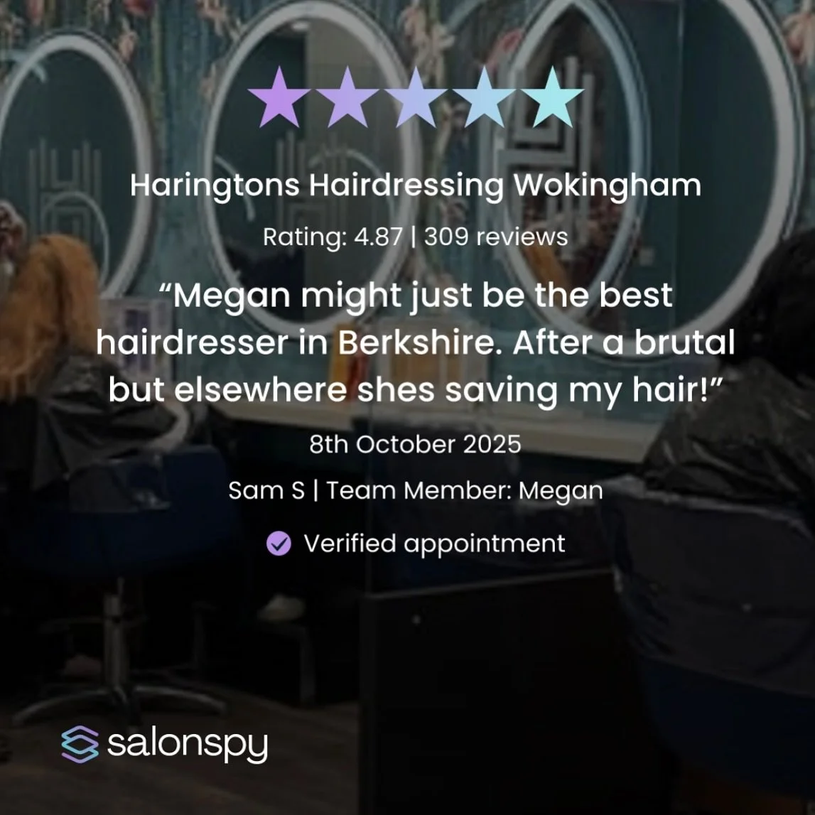 ⭐️⭐️⭐️⭐️⭐️
Thank you for sharing the love 
#5starservice⭐️⭐️⭐️⭐️⭐️ #berkshire #besthair #styledirector #haringtonshair