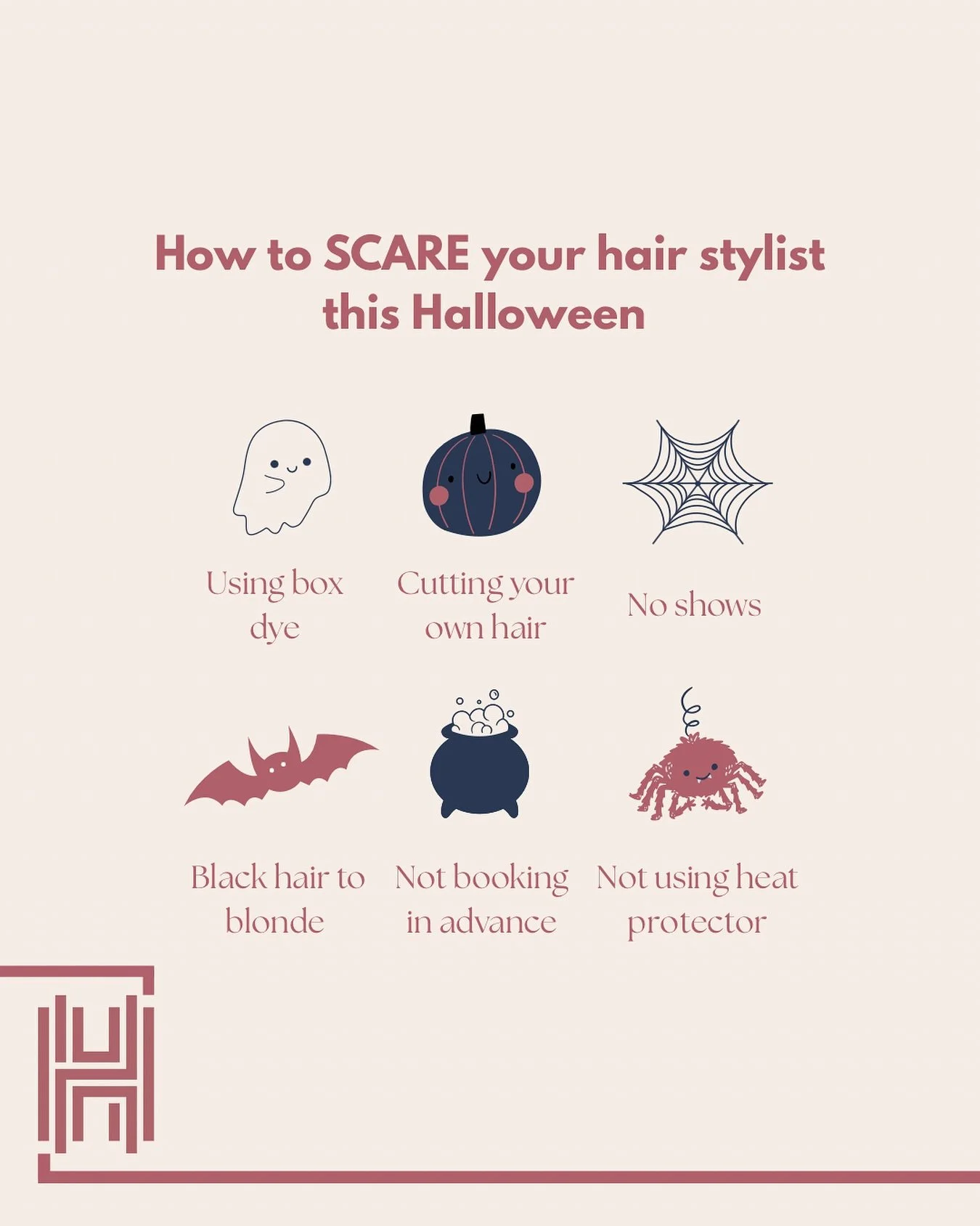 Inspired by @salonsdirect 👌🏼👻
Comment below with more of your scary hair myths, disappointments 😉 or overheards 🤭💡⬇️