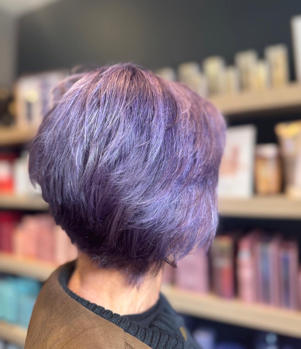 ✨💜 TRANSFORMATION ALERT! 💜✨ 

Swipe left to witness this stunning metamorphosis! 🌈✨ Our fabulous technician Tori has worked her magic, turning this gorgeous brunette into a vibrant purple dream! 💁&zwj;♀️💜 

From subtle to striking, this look is 