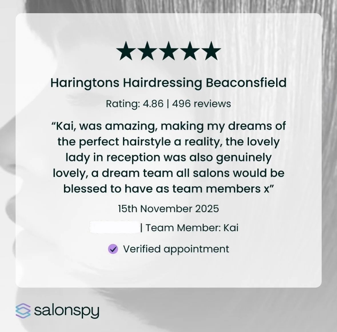 Starting the week with a smile! 😃 

Thank you so much for our lovely review ✨ @trew.cut @haringtonshair #review #salonspy @salonspy #5star
