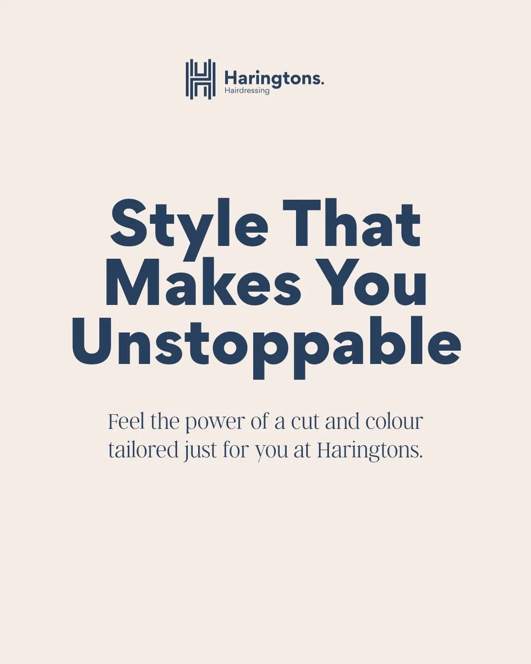 It&rsquo;s not just about good hair &mdash; it&rsquo;s about owning your confidence. Haringtons stylists create cuts and colours that are made for you. #BehindTheChair