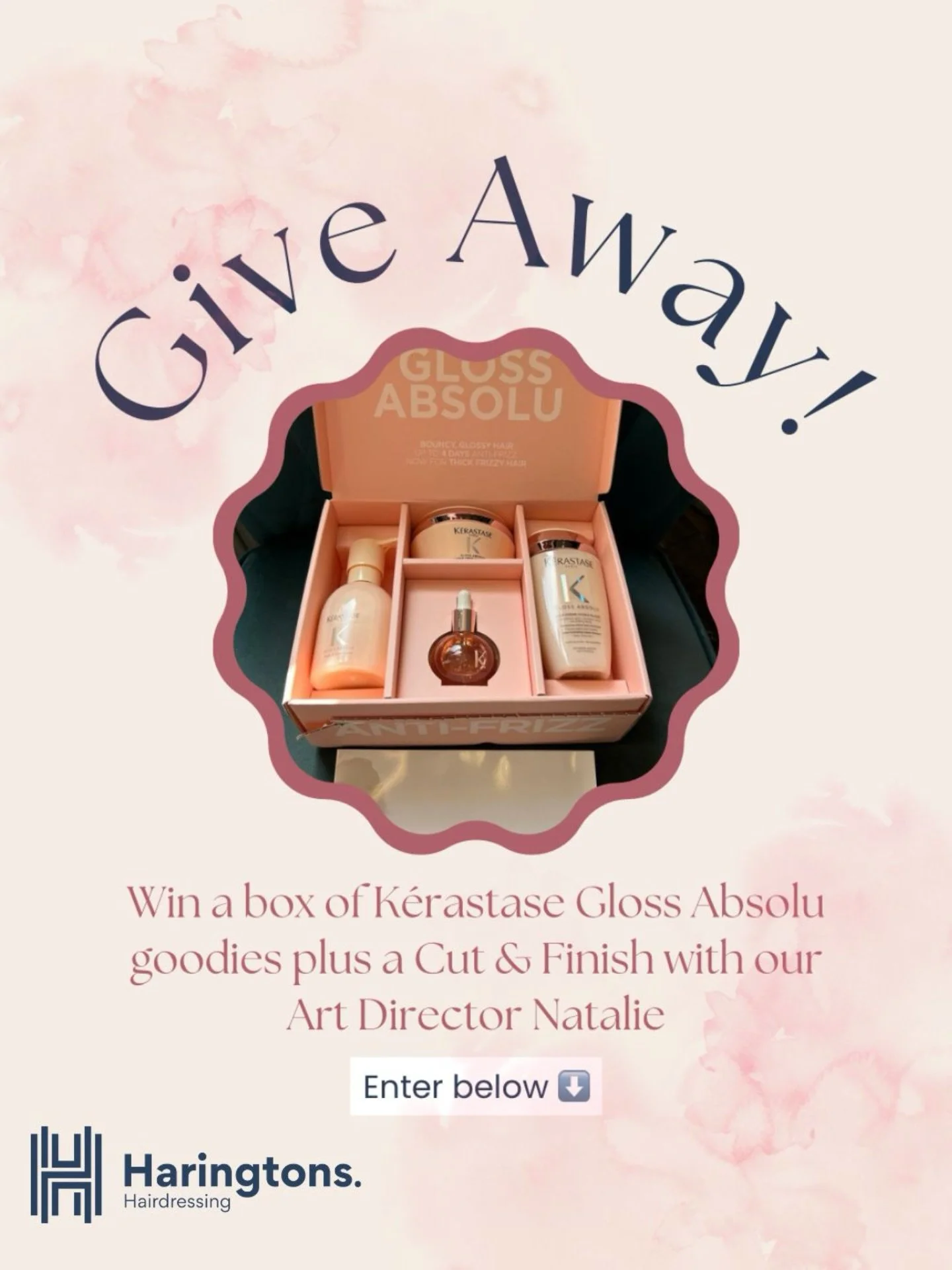 ✨ GIVEAWAY TIME ✨

To celebrate our upcoming Mother&rsquo;s Day, we&rsquo;re giving one lucky winner the chance to receive a beautiful K&eacute;rastase Gloss Absolu gift box PLUS a Cut &amp; Finish (worth &pound;90) with our Art Director Natalie at H