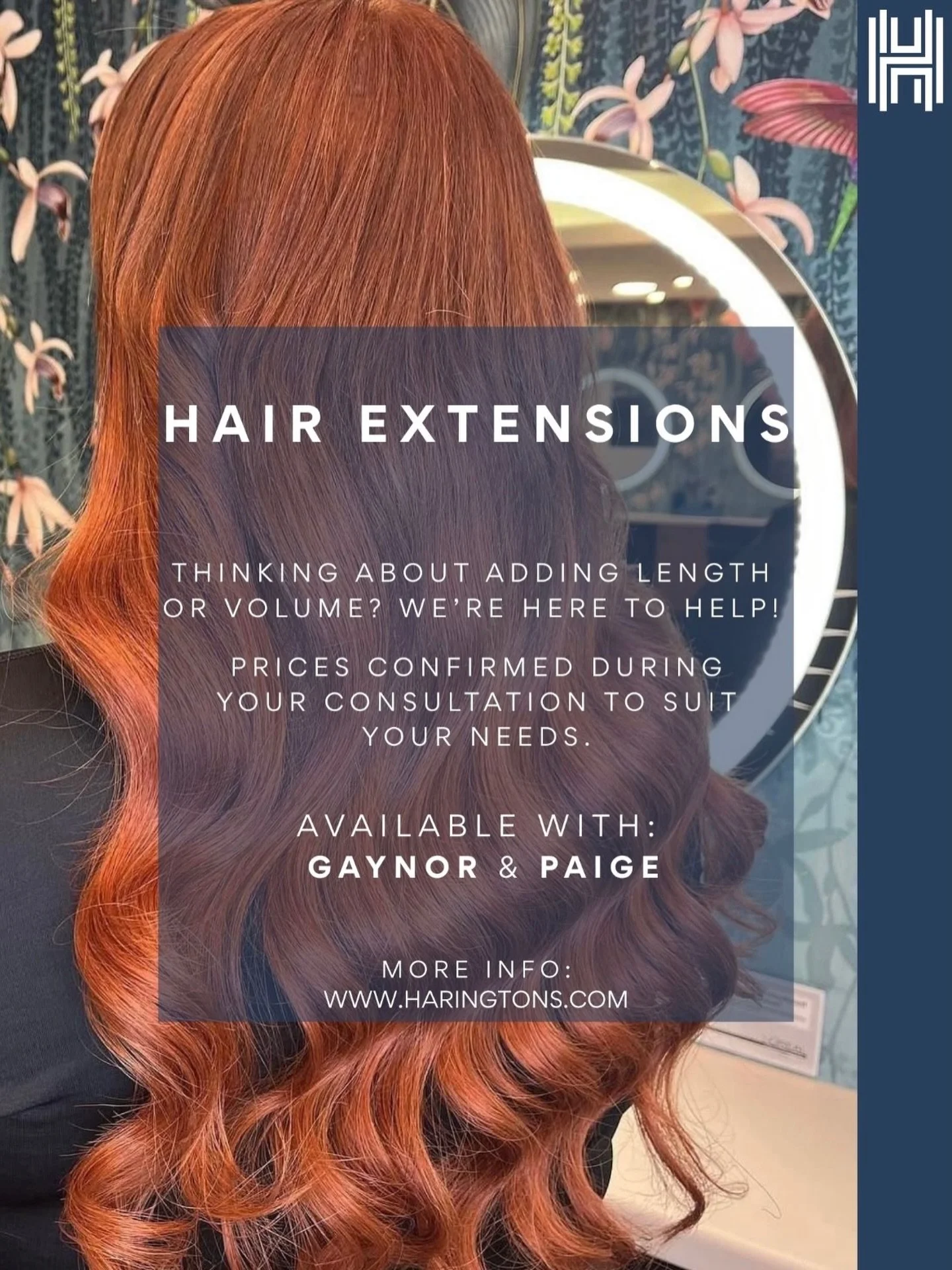 ✨ Dreaming of longer, fuller hair? ✨

Our hair extensions are the perfect way to add length, volume, and confidence completely tailored to you. 💫

Every journey starts with a consultation, where we&rsquo;ll match your hair, lifestyle, and desired lo