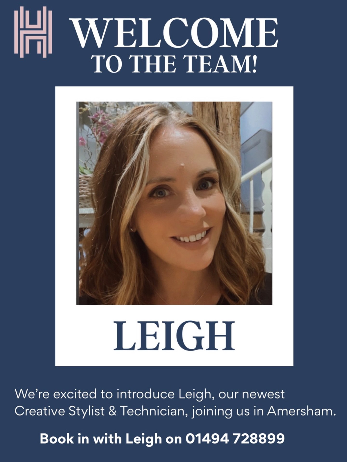 Welcoming Leigh to our Amersham team💛

She will be here Tuesday, Wednesday, Thursday and alternate Saturdays! 

Call or book online today ✨