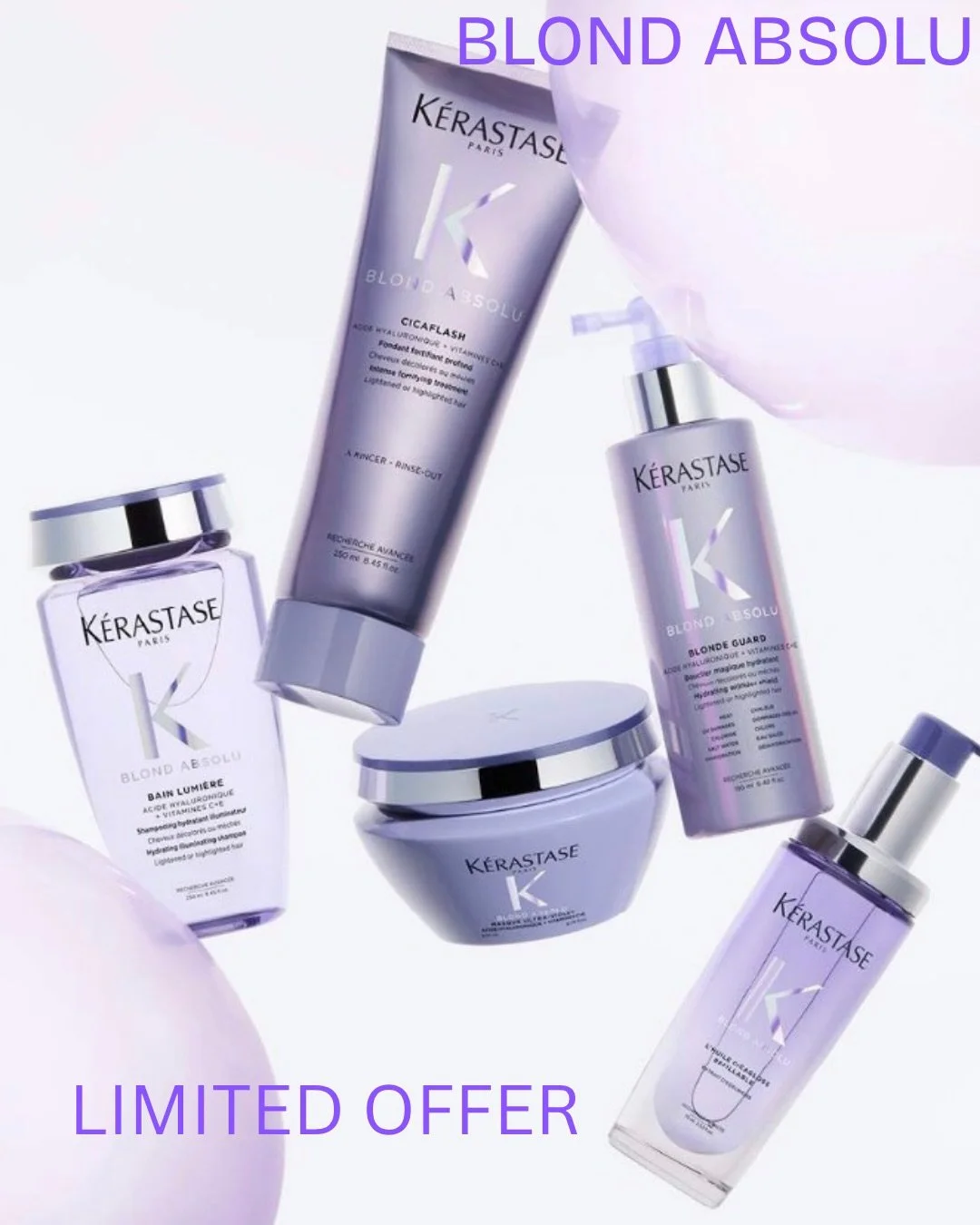 💜 BLOND ABSOLU 💜

Buy the Blond Guard and any other product in the range and get the Conditioner FREE 
Plus a FREE Goodie bag 

#blondabsolu #maidenheadhairdressers #hairproducts #blonde