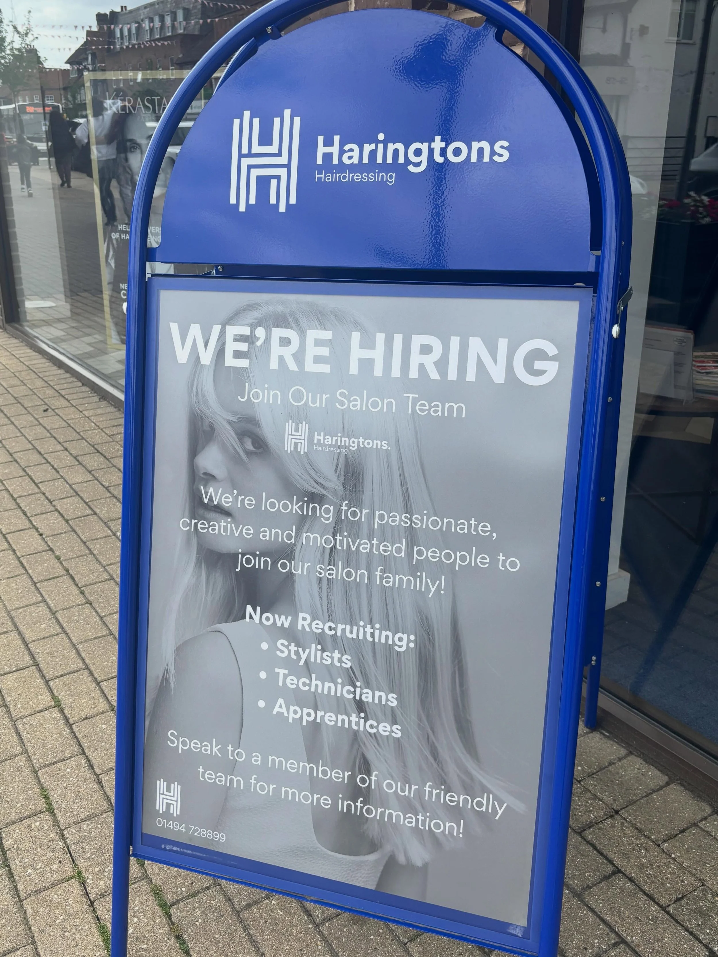 ✨We&rsquo;re hiring✨ 

If you&rsquo;re passionate about hair, experienced in the industry or wanting to start your hair career, we&rsquo;d love you to join our team in Amersham! 

Pop into the salon and speak to a member of our team or give us a call