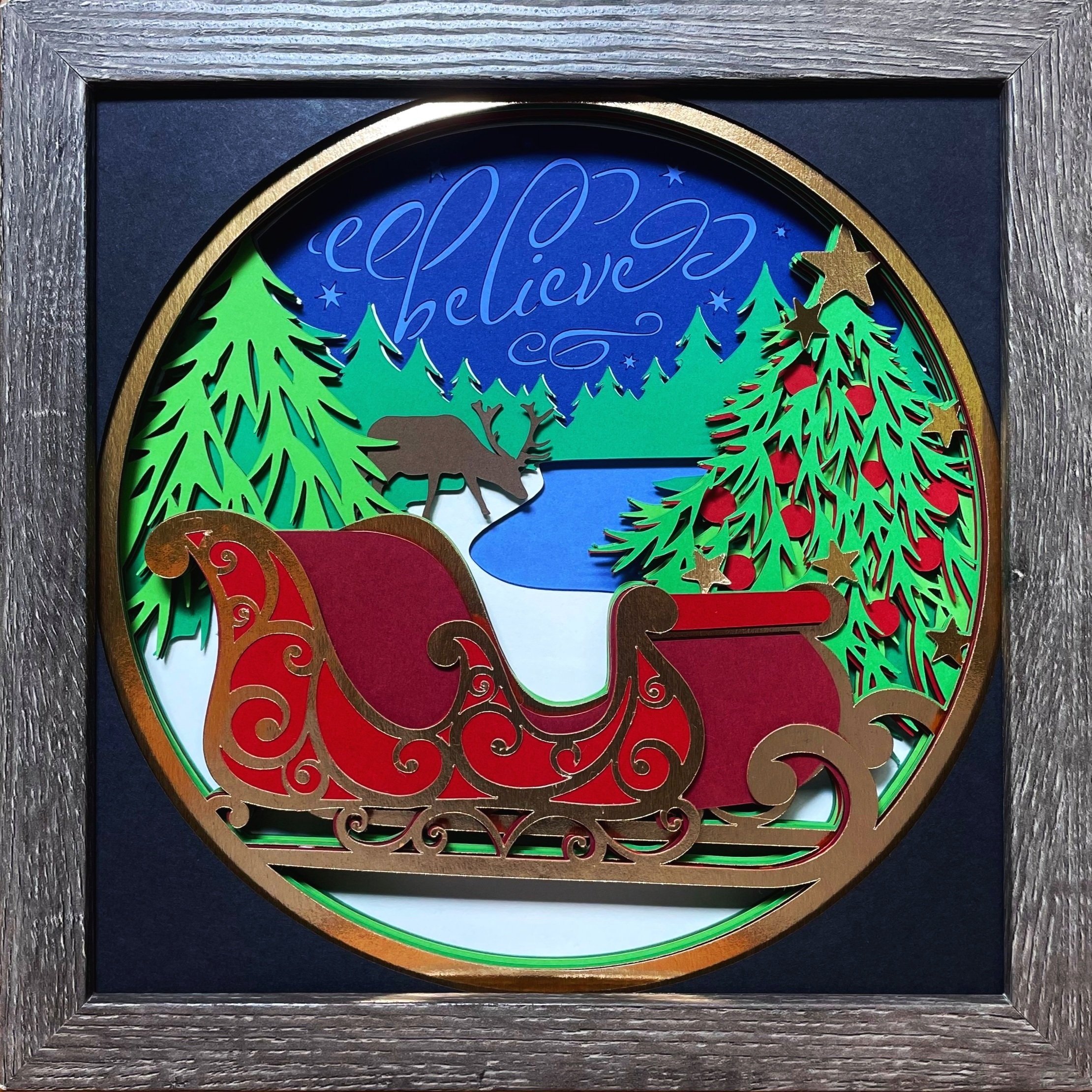 'Believe' with Santa's Sleigh