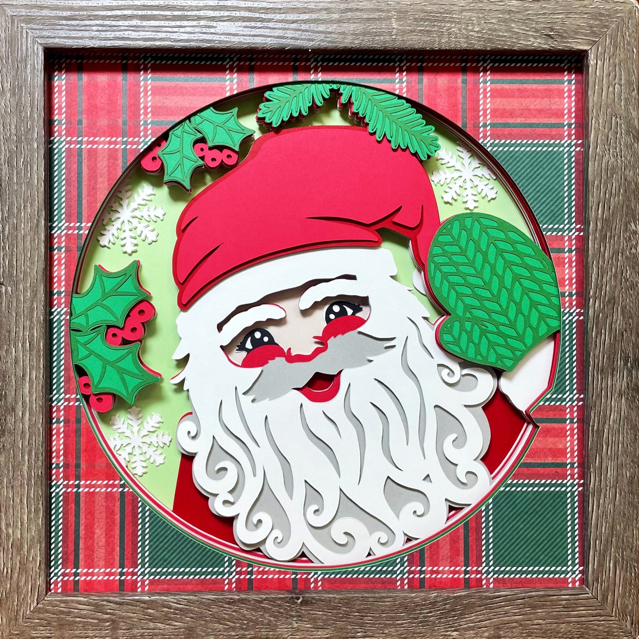 Plaid Santa