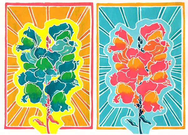 White Line Watercolors