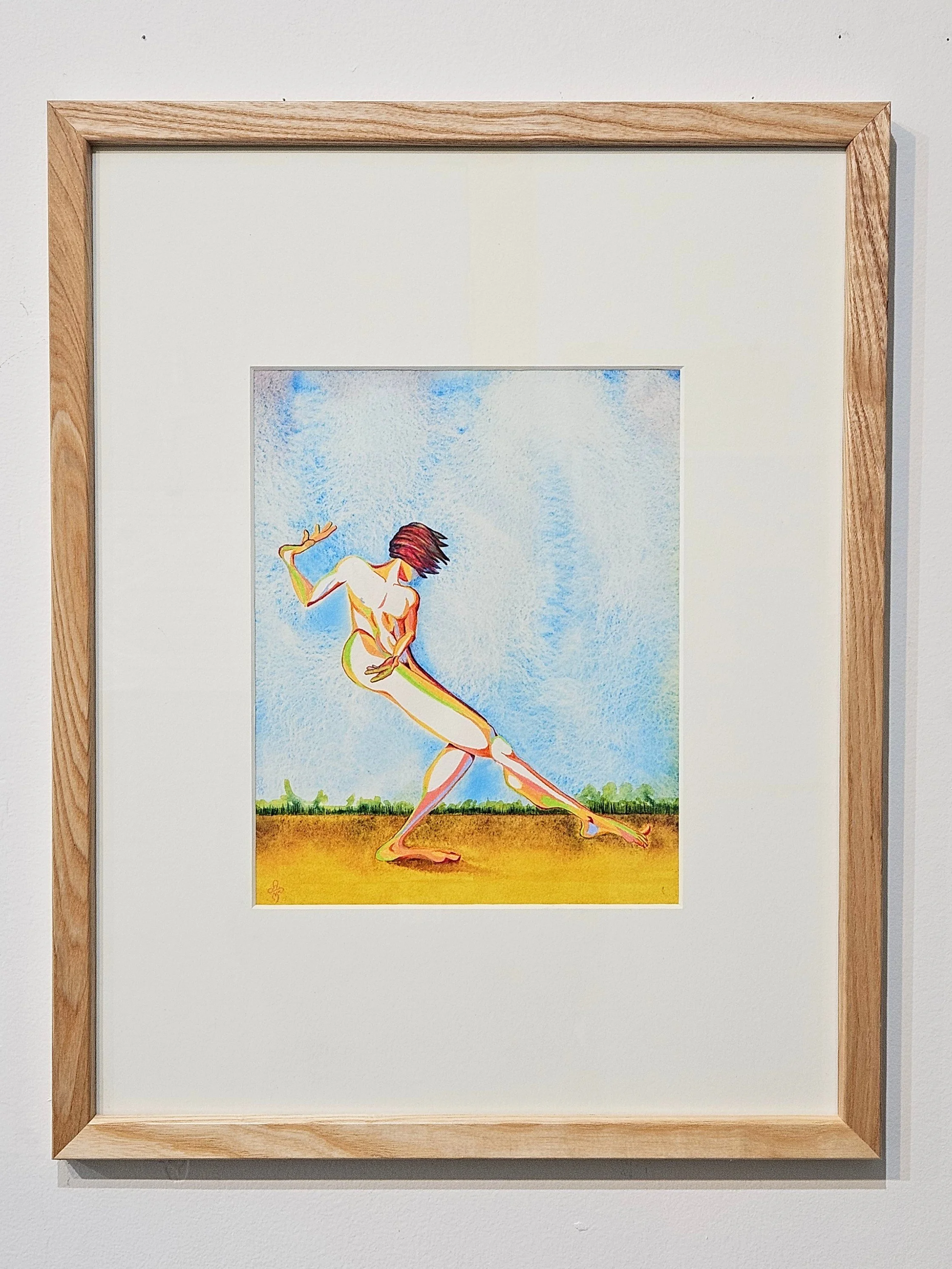 Twist mat and frame on wall.jpg