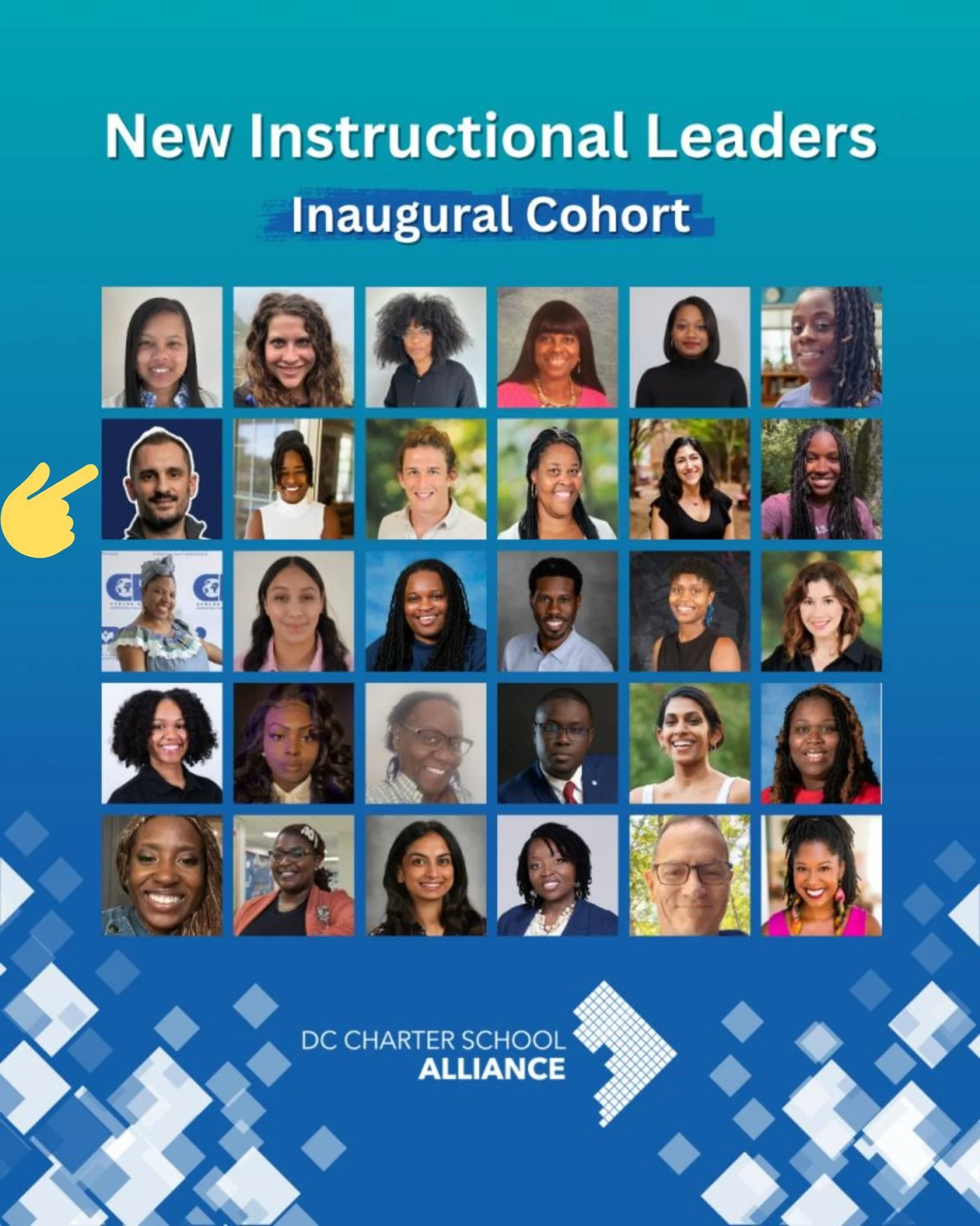 🌟 Shoutout to our Assistant Principal, Diego Fern&aacute;ndez, for being selected to join the New Instructional Leaders Inaugural Cohort with @dc_charters ! 🎉

This program brings together leaders from schools across the DC area to build stronger t