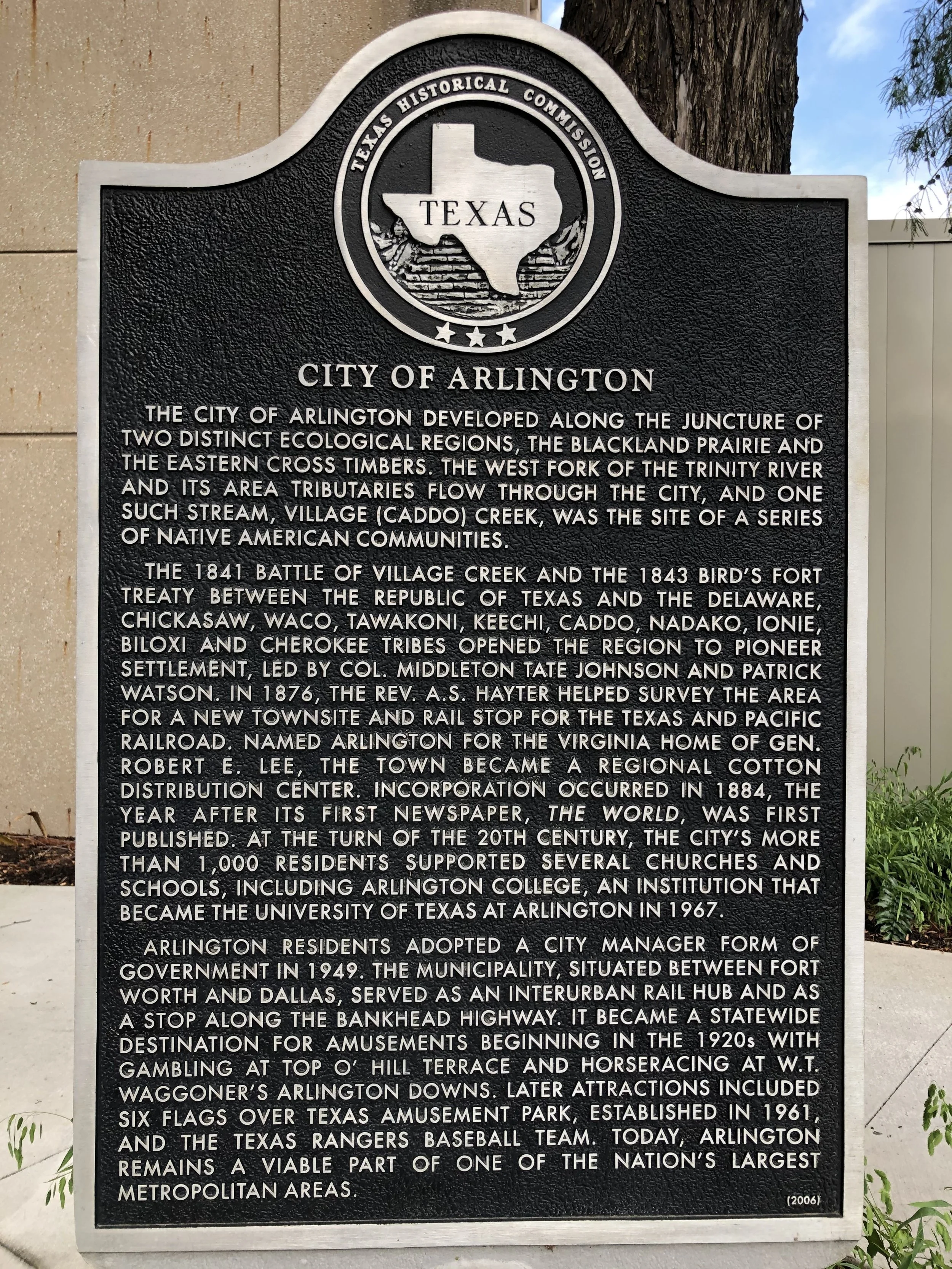 Did You Know? | Arlington, Texas | Marker Number 13792