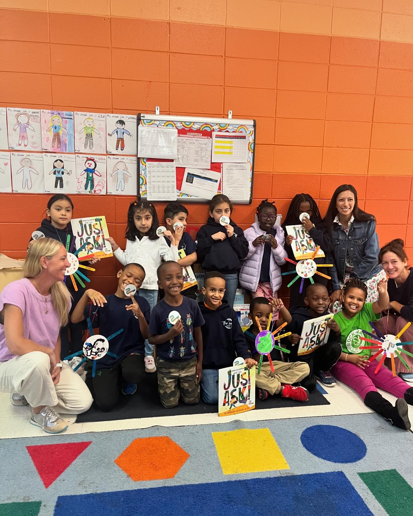 Loved visiting @thenestacademyclt today with my friend Annie Totten and @generation.we! We talked about where stories come from and I got to read the incredibly inclusive picture book &ldquo;Just Ask&rdquo; by the Supreme Court Justice Sonia Sotomayo