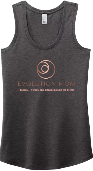 Perfect Tri Racerback - Heather Gray