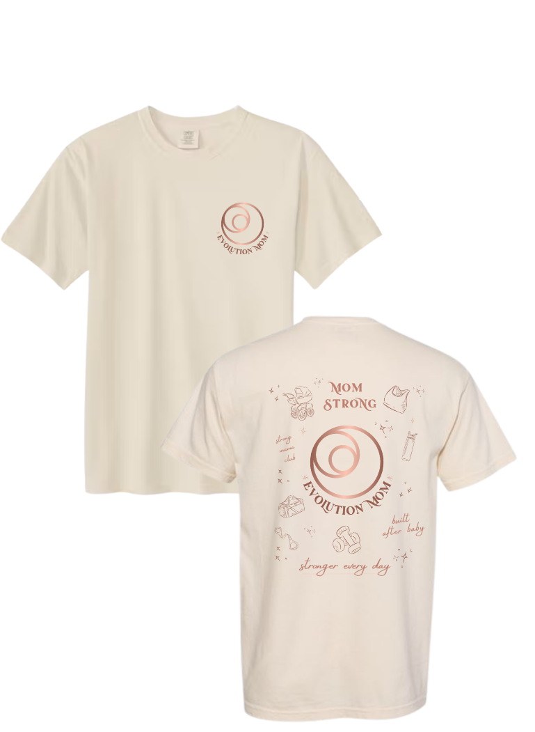 Evolution Mom Graphic T - Cream