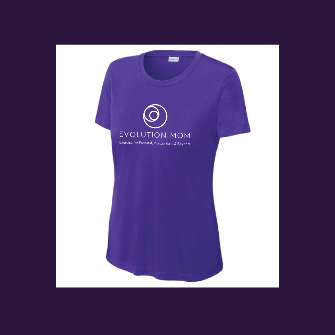 Evolution Mom Tshirt (Purple)