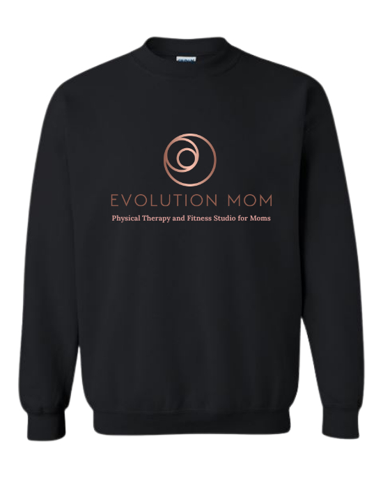 Classic Crewneck Sweatshirt - Logo - Black