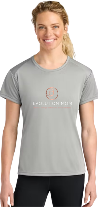 Performance Short Sleeve - Light Gray (full Chest Logo)