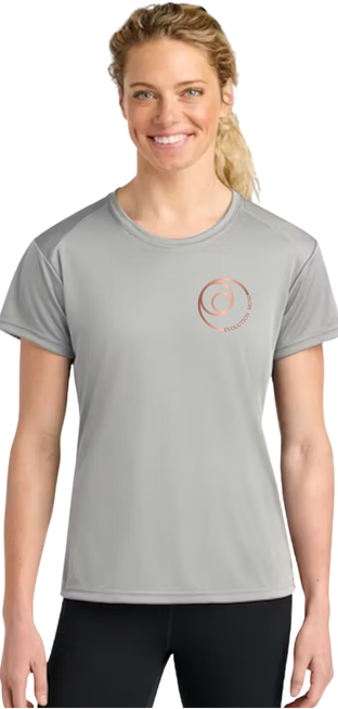 Pocket Logo - Performance Short Sleeve - Light Gray