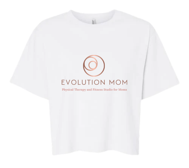 Cropped T - White