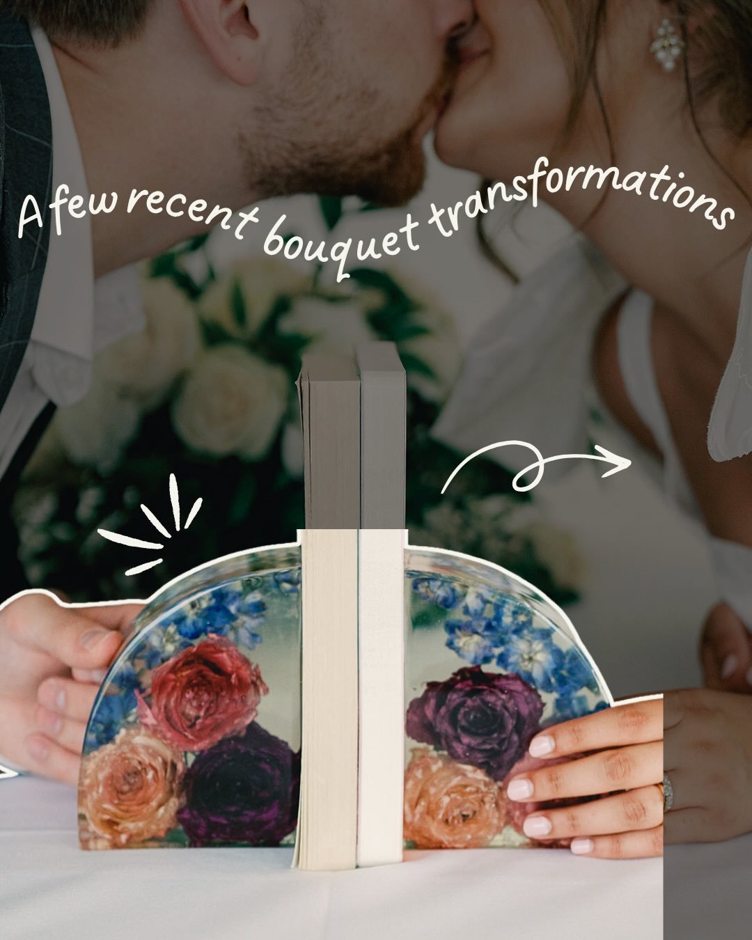 It&rsquo;s always a little bittersweet watching a bouquet fade after the wedding day.

That&rsquo;s why I love turning them into something couples can keep forever.

Swipe to see a few recent bouquet transformations. ✨

#flowerpreservation
#weddingbo