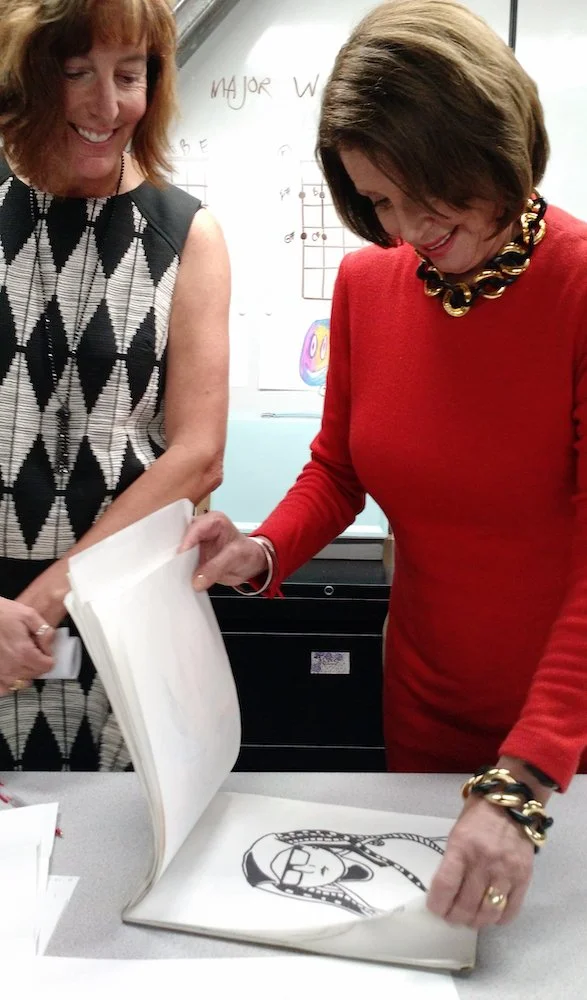 LSYS open studio_nancy pelosi visit.jpg