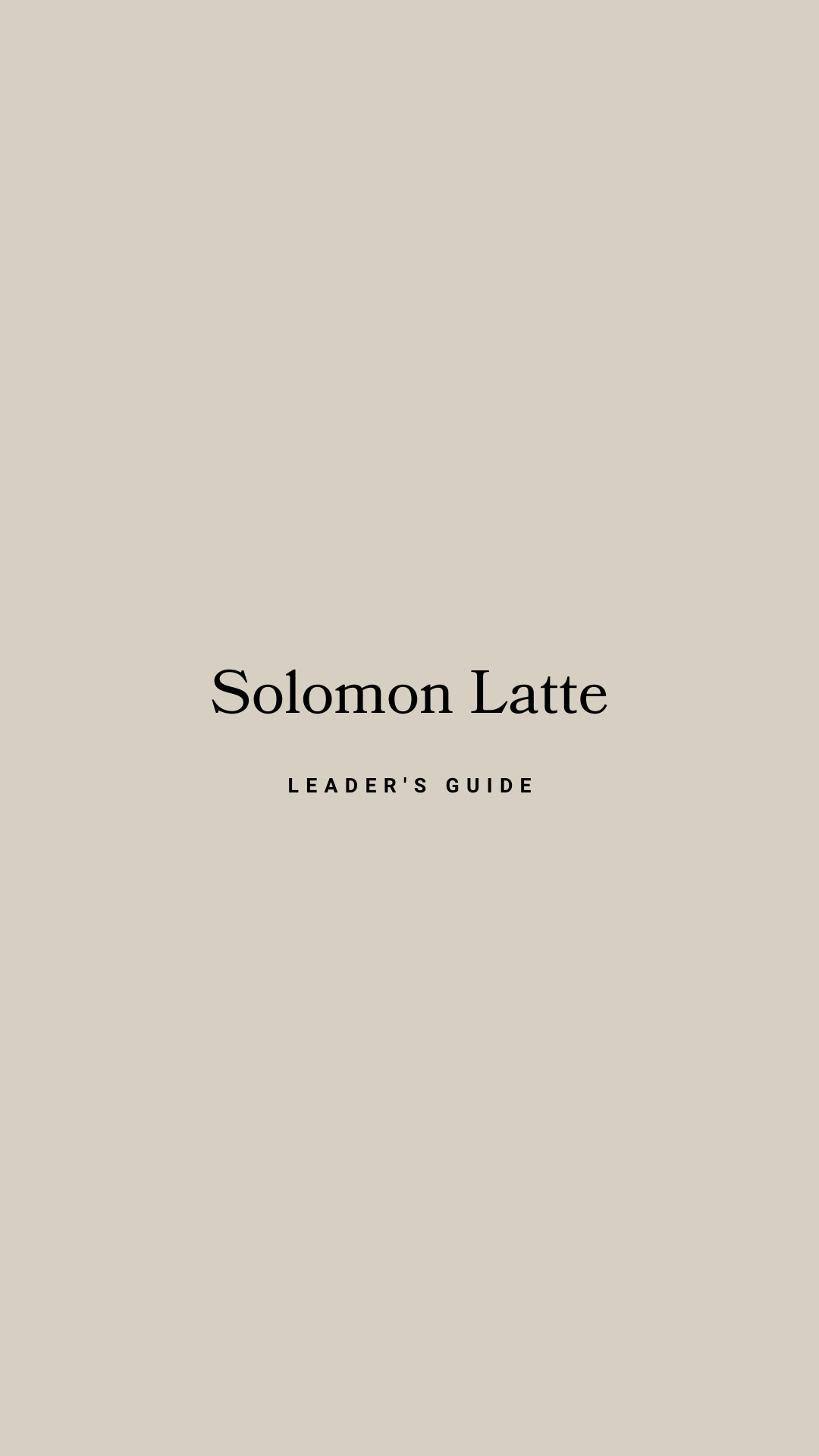 Solomon Latte Leader Guide.png
