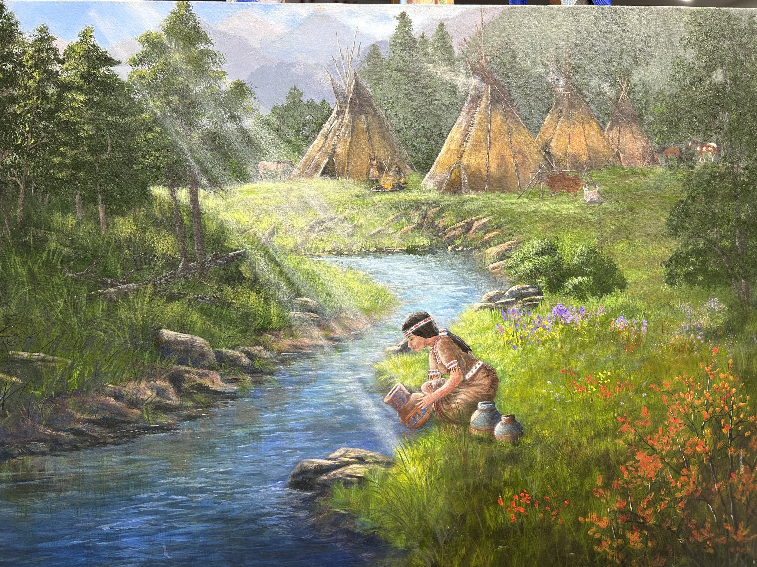 Morning at the Water's Edge