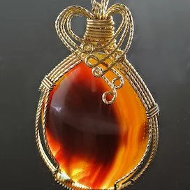 Beginner Wire Wrap Pendant