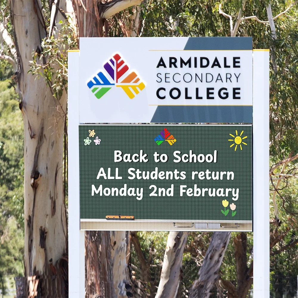 Armidale Secondary College LED Sign