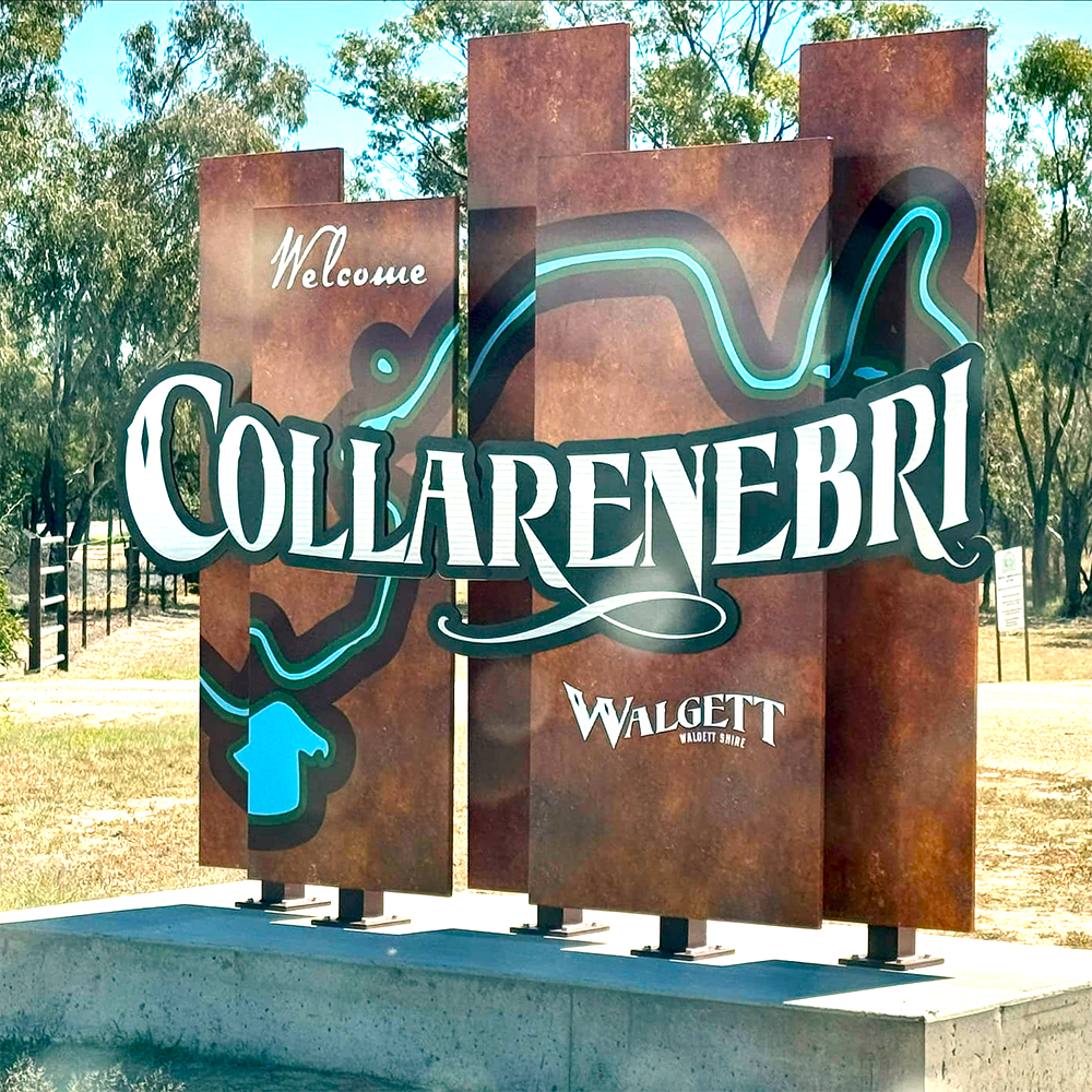 Walgett Shire Council Collarenebri Entry Sign