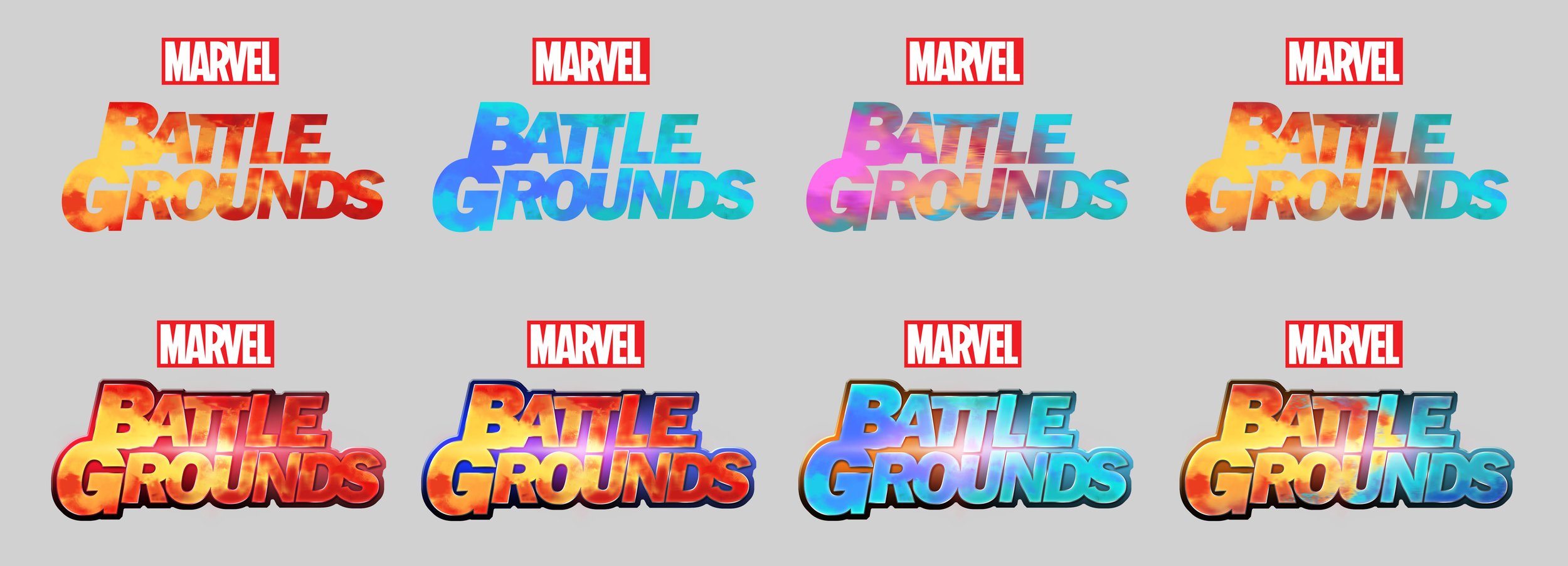 Marvel Battlegrounds - Logo Exploration