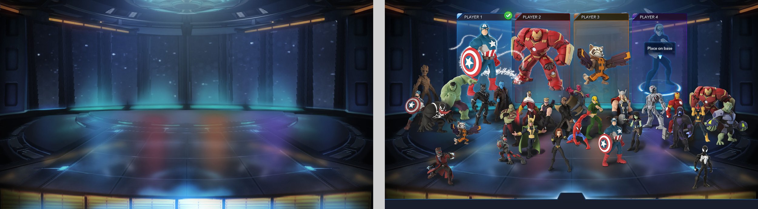 Marvel Battlegrounds - Character Select Screen