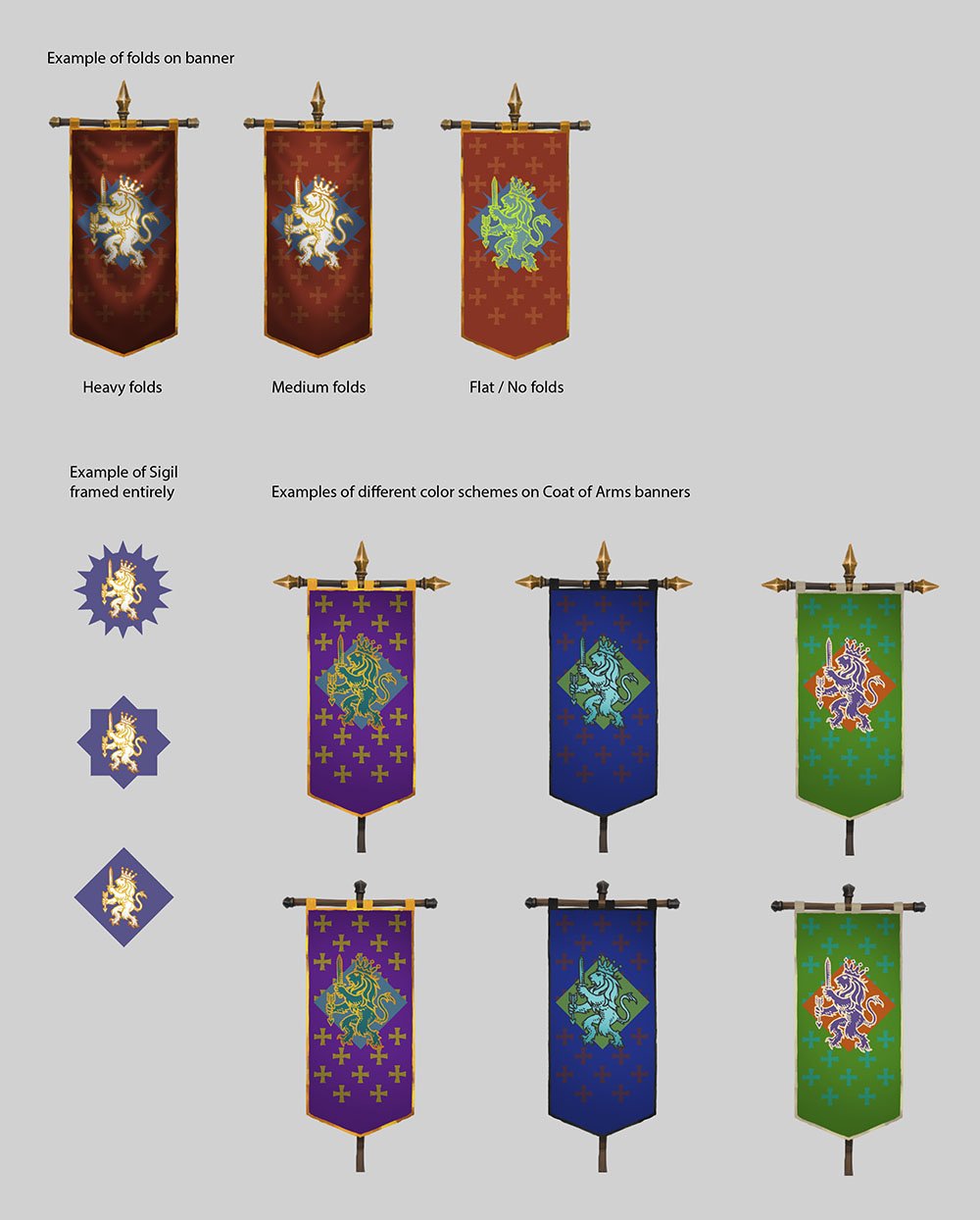 AOE4 - Coat of Arms Color Exploration