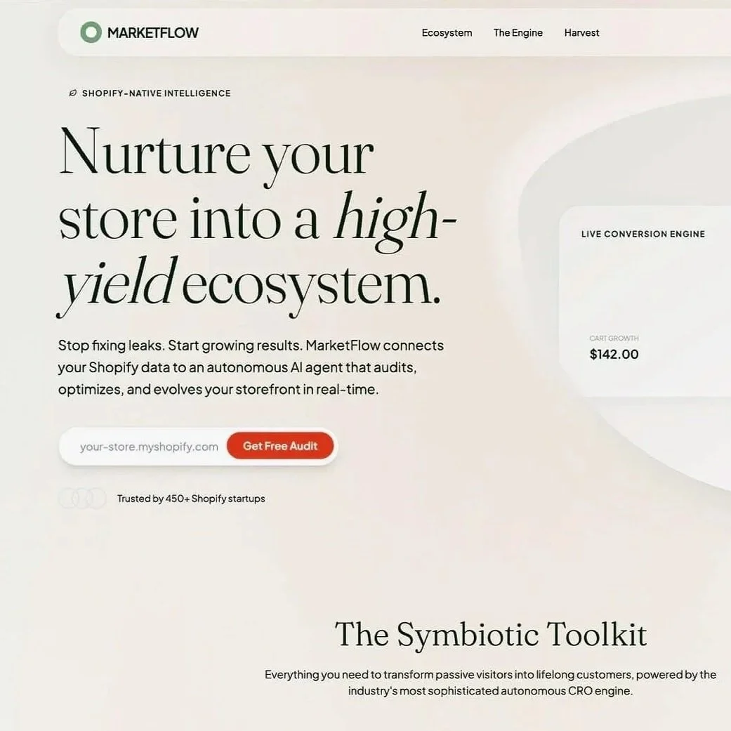 Marketflow Website UX/UI Design