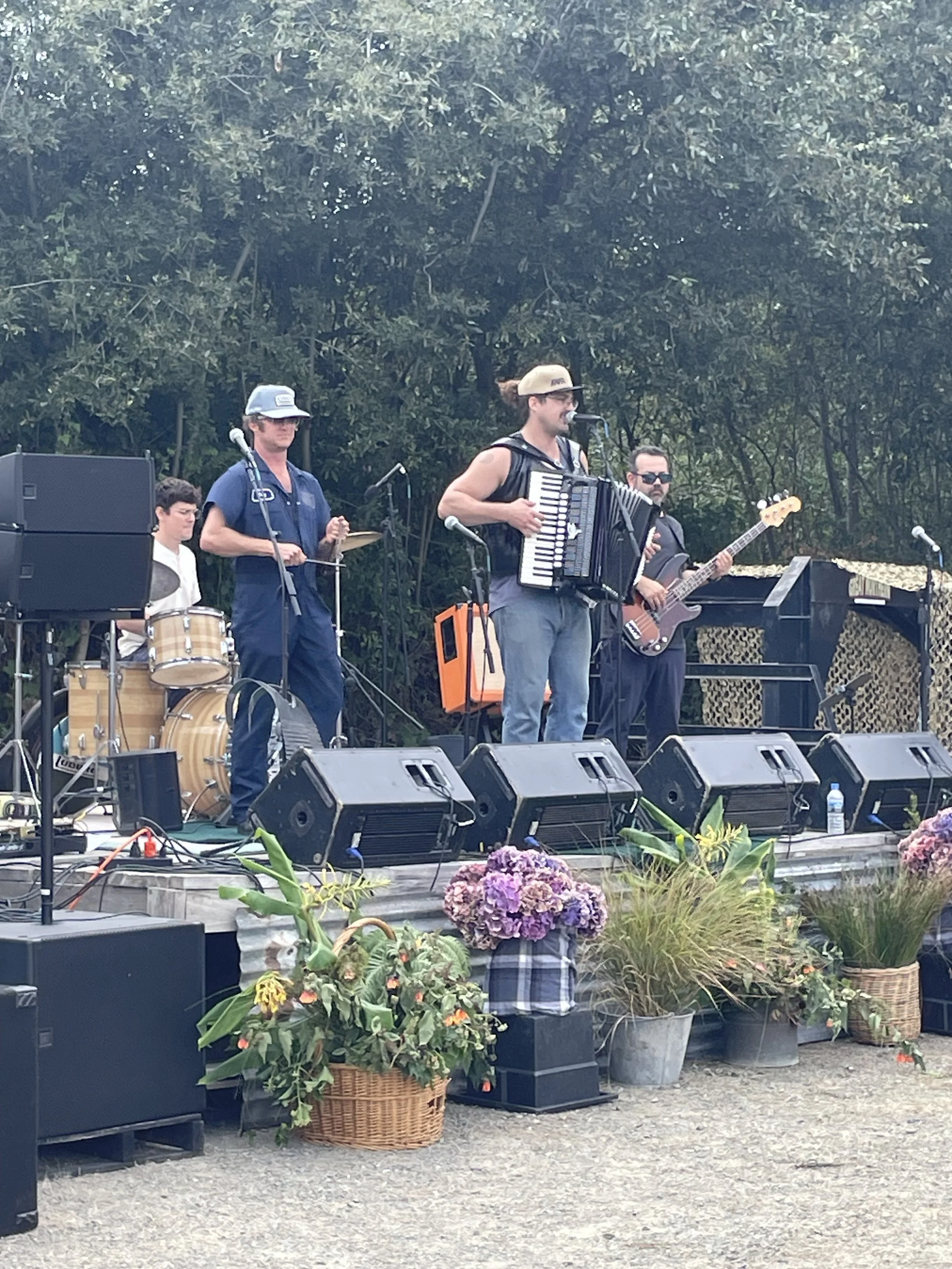 With Louis Michot of Lost Bayou Ramblers