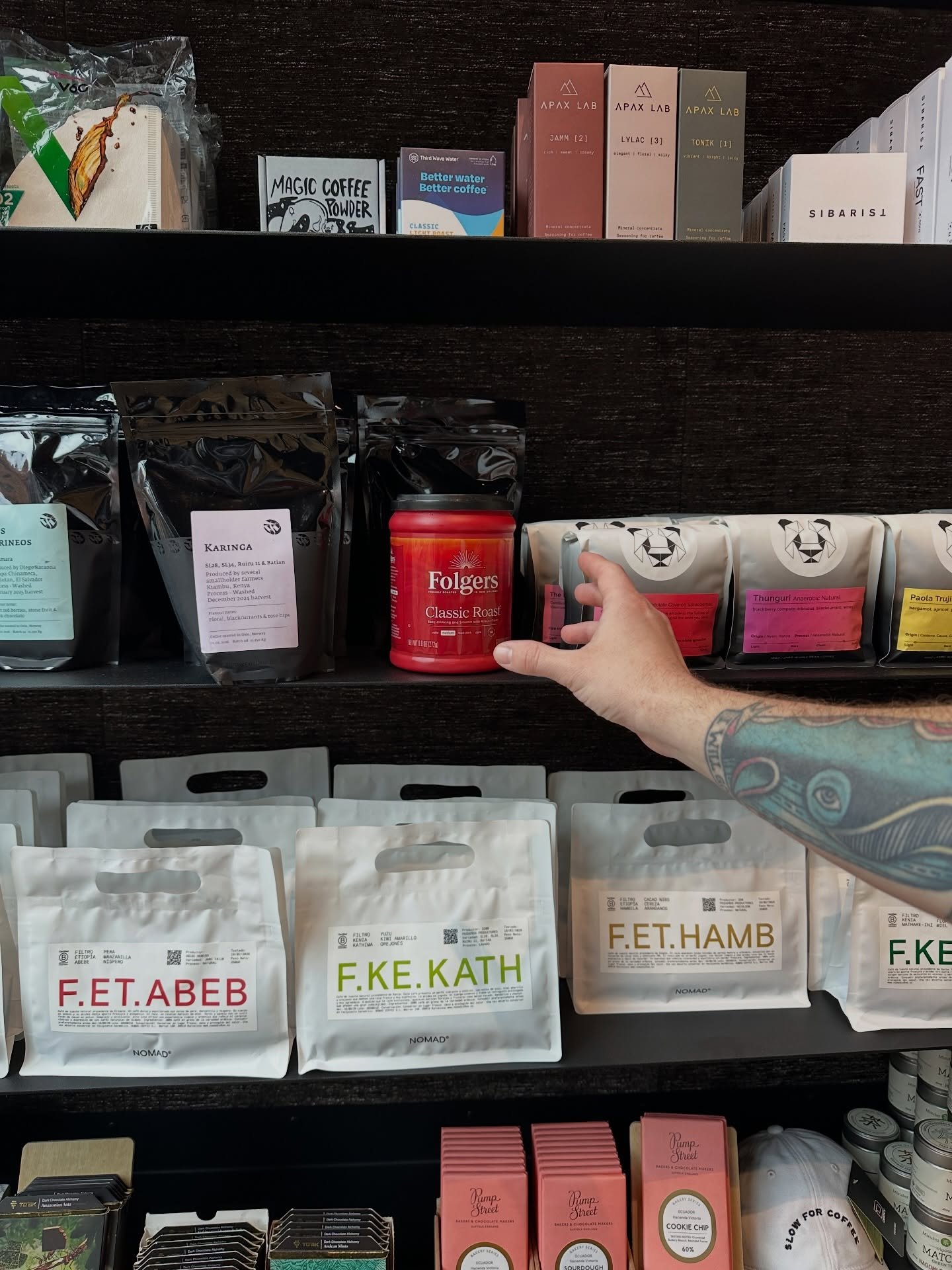 New beans in stock. 😅