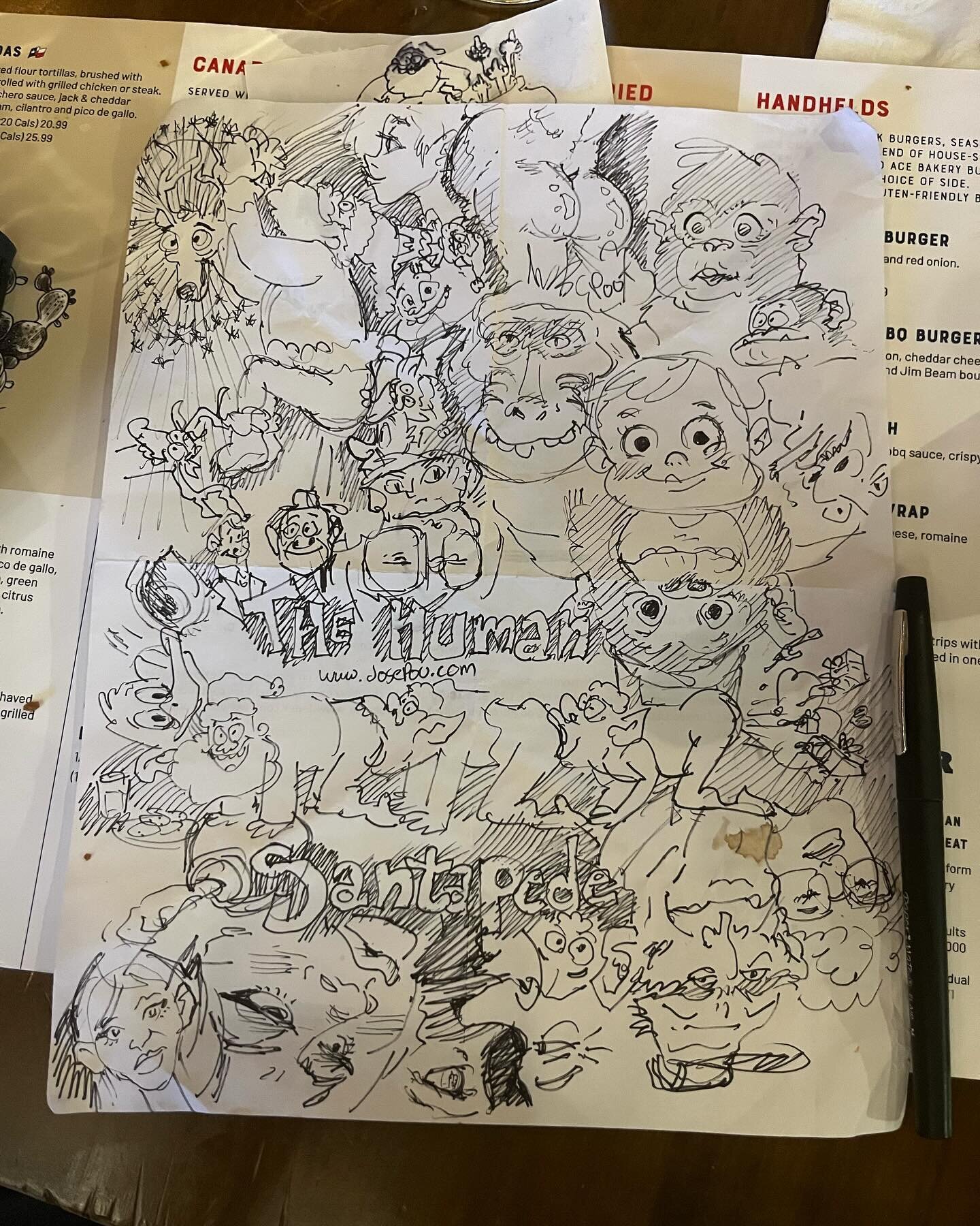 Restaurant doodles
#dumbdrawings