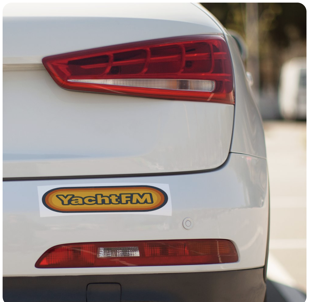 Yacht FM Bumper Sticker